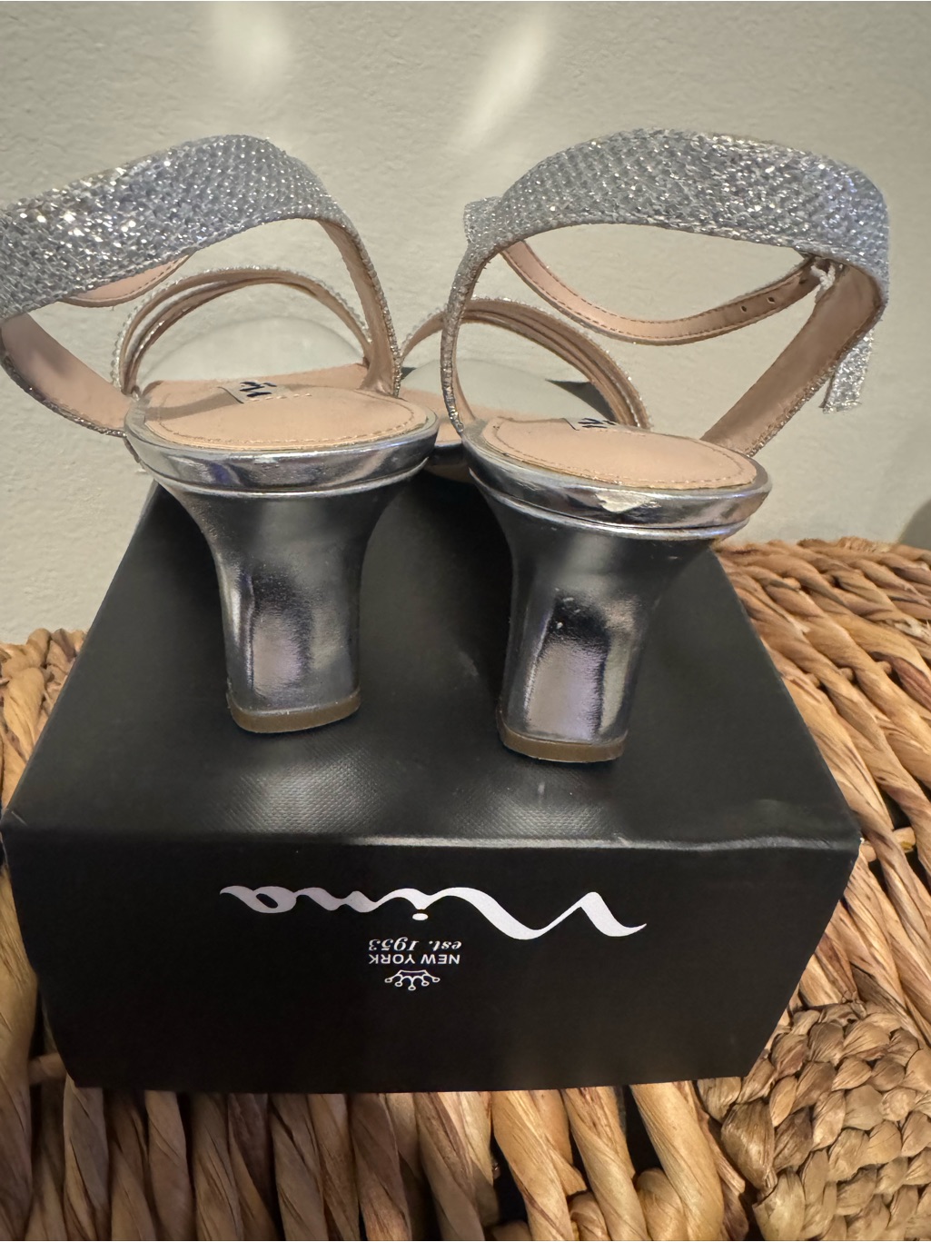 Nina Nelena - Women's Sparkling Dress Sandals With Crystal Embellishments Shoes — image 8 of 8